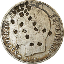 Münze, Frankreich, Napoleon III, Napoléon III, Franc, 1856, Lyon, S, Silber
