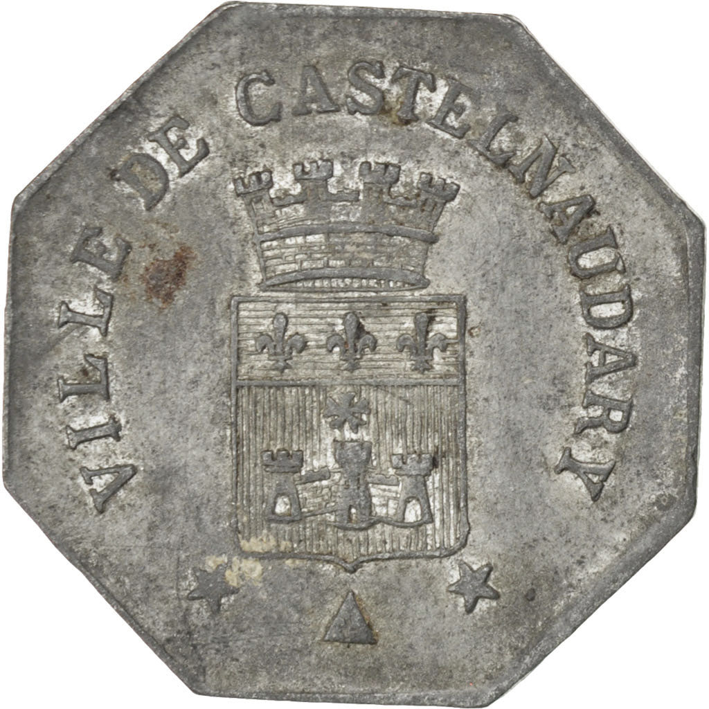 France, 25 Centimes, 1917, EF(40-45), Zinc, Elie #10.3, 2.78