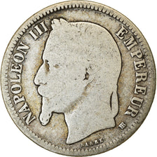 Moneda, Francia, Napoleon III, Napoléon III, Franc, 1869, Strasbourg, BC+