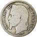 Moneda, Francia, Napoleon III, Napoléon III, Franc, 1869, Strasbourg, BC+