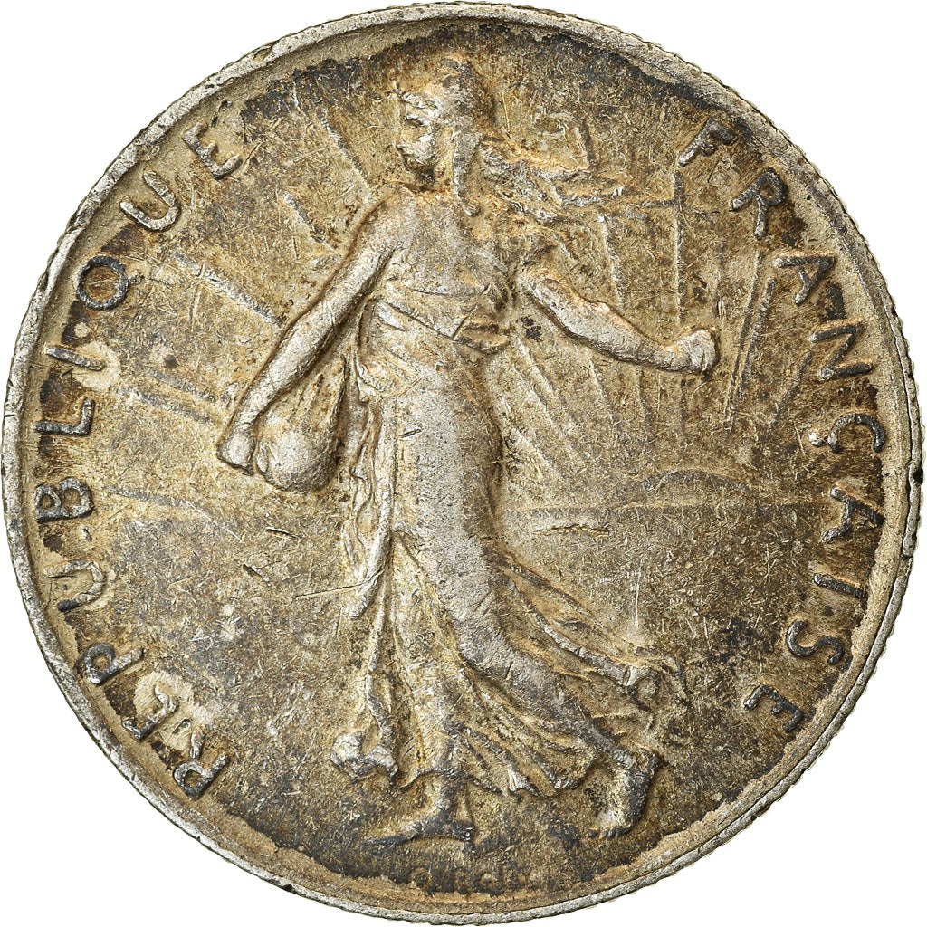 Moeda, França, Semeuse, 50 Centimes, 1898, Paris, EF(40-45), Prata, KM:854