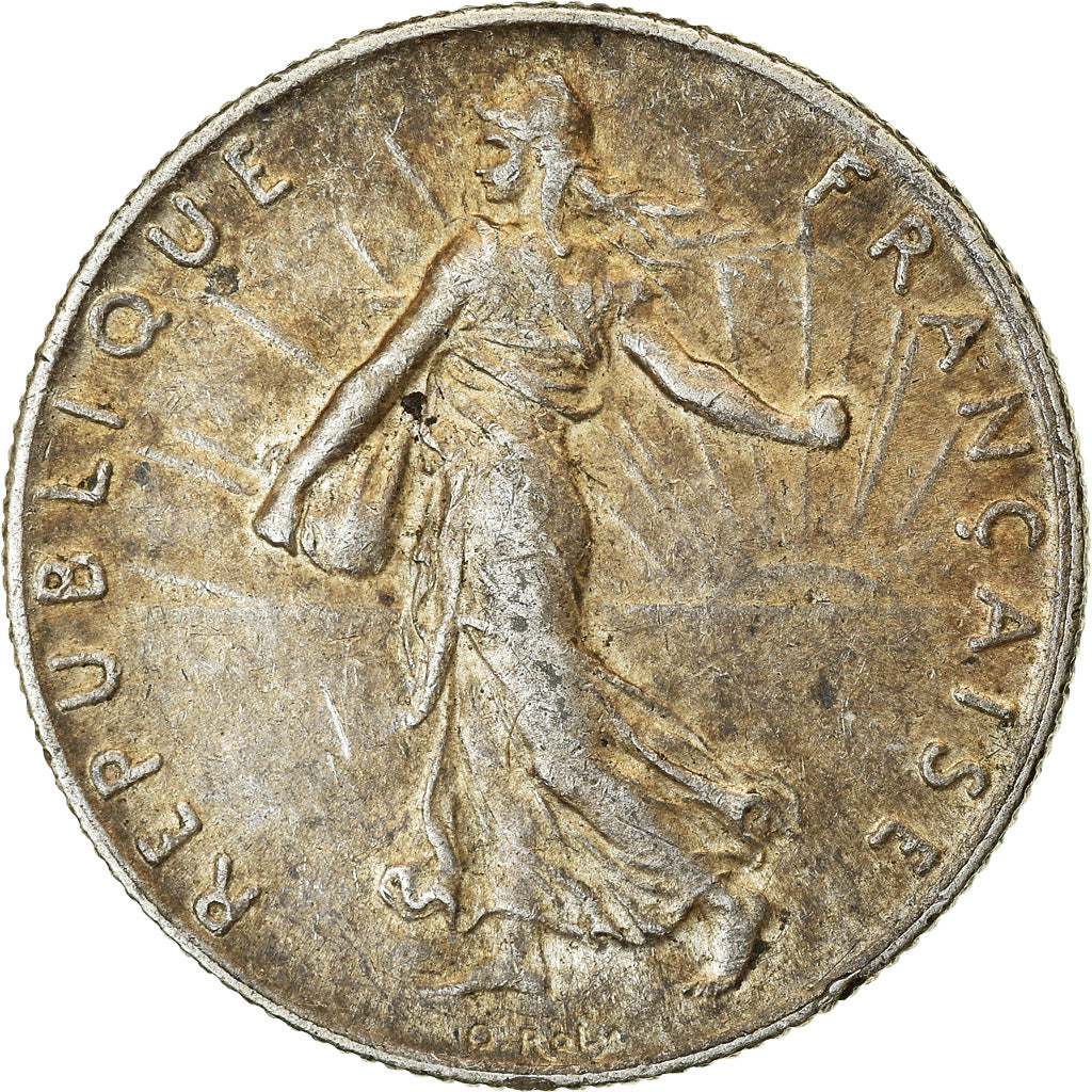 Moneta, Francia, Semeuse, 50 Centimes, 1898, Paris, BB+, Argento, KM:854