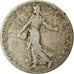 Moneda, Francia, Semeuse, 50 Centimes, 1900, Paris, BC+, Plata, KM:854