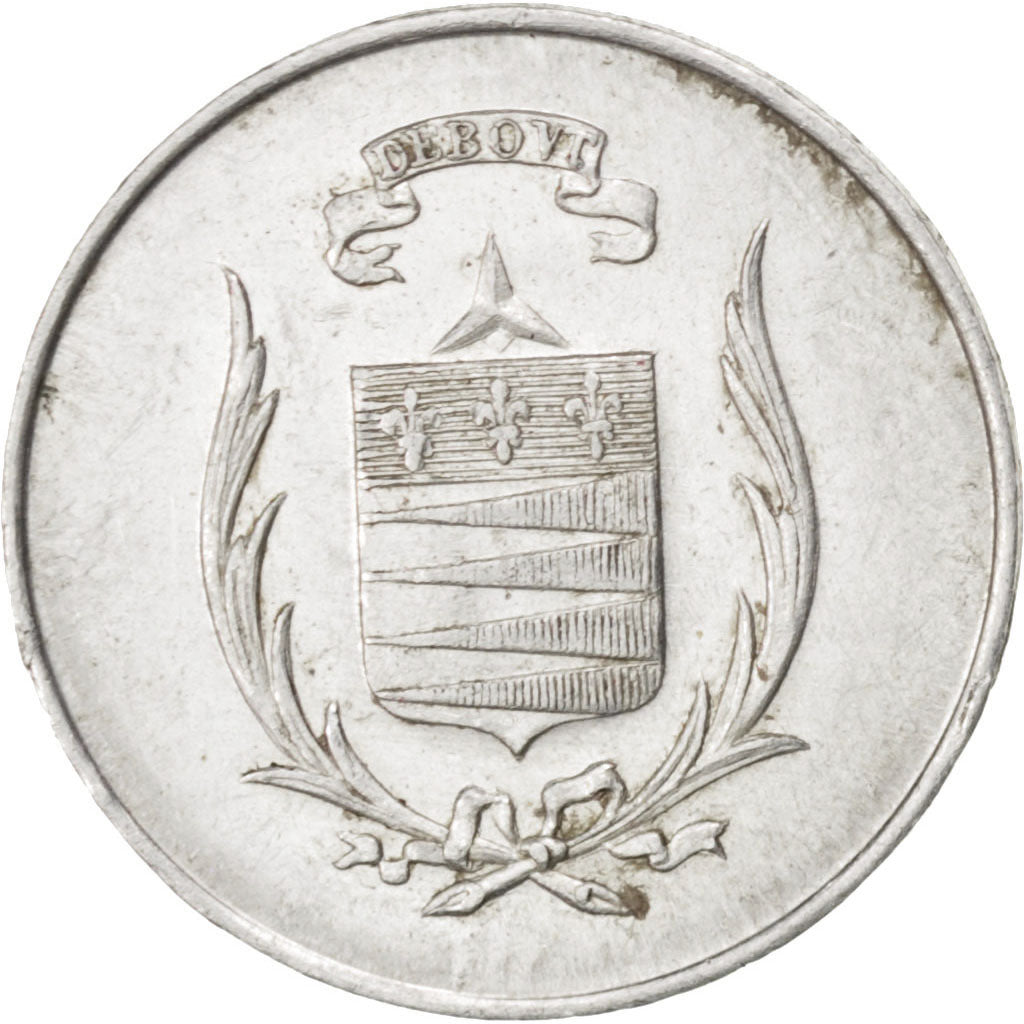France, 5 Centimes, EF(40-45), Aluminium, Elie #10.1, 0.56