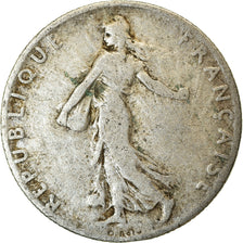 Moneta, Francia, Semeuse, 50 Centimes, 1906, Paris, MB, Argento, KM:854