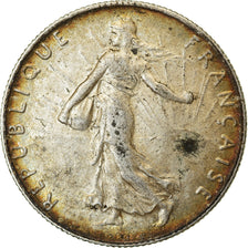 Coin, France, Semeuse, 50 Centimes, 1908, Paris, EF(40-45), Silver, KM:854