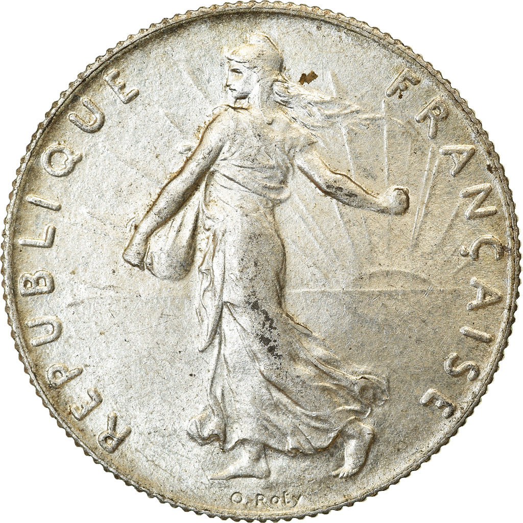 Coin, France, Semeuse, 50 Centimes, 1909, Paris, MS(60-62), Silver, KM:854
