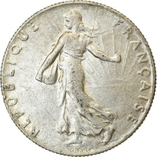 Coin, France, Semeuse, 50 Centimes, 1910, Paris, AU(50-53), Silver, KM:854