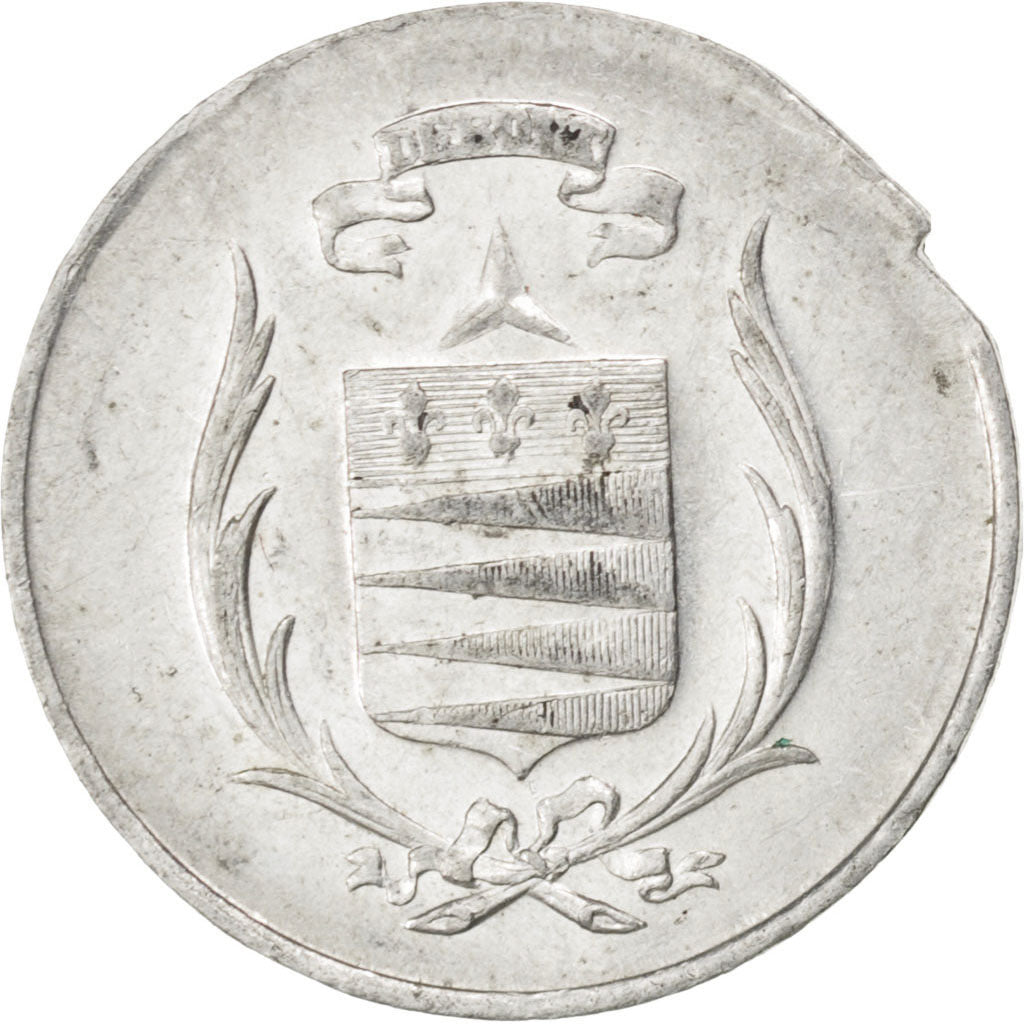 France, 10 Centimes, EF(40-45), Aluminium, Elie #10.2, 0.86