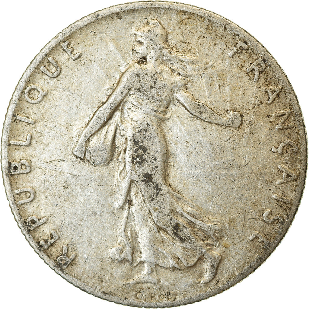 Coin, France, Semeuse, 50 Centimes, 1911, Paris, VF(30-35), Silver, KM:854