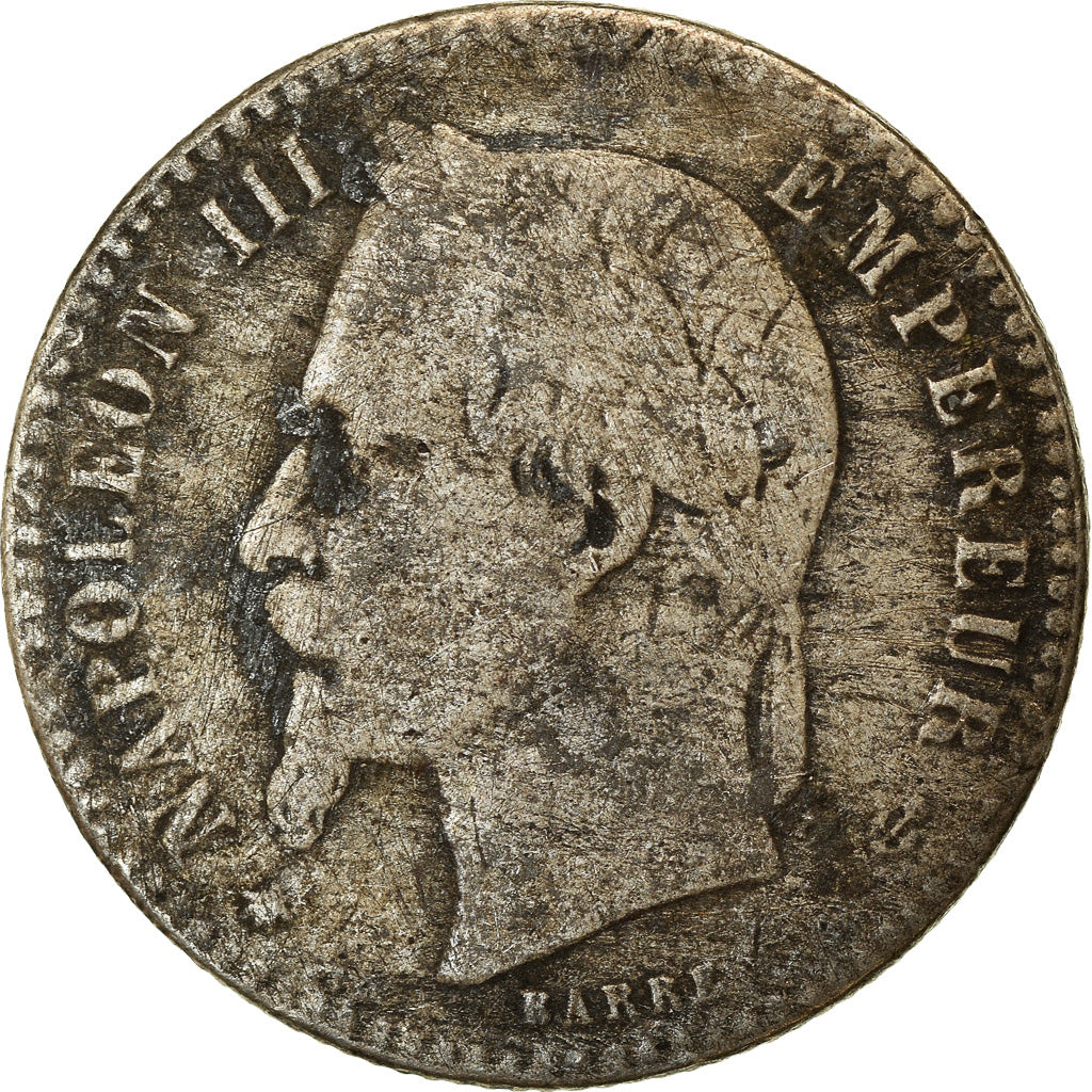 Moneta, Francia, Napoleon III, Napoléon III, 50 Centimes, 1865, Paris, MB
