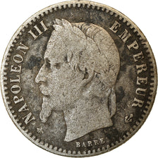 Monnaie, France, Napoleon III, Napoléon III, 50 Centimes, 1865, Paris, TB
