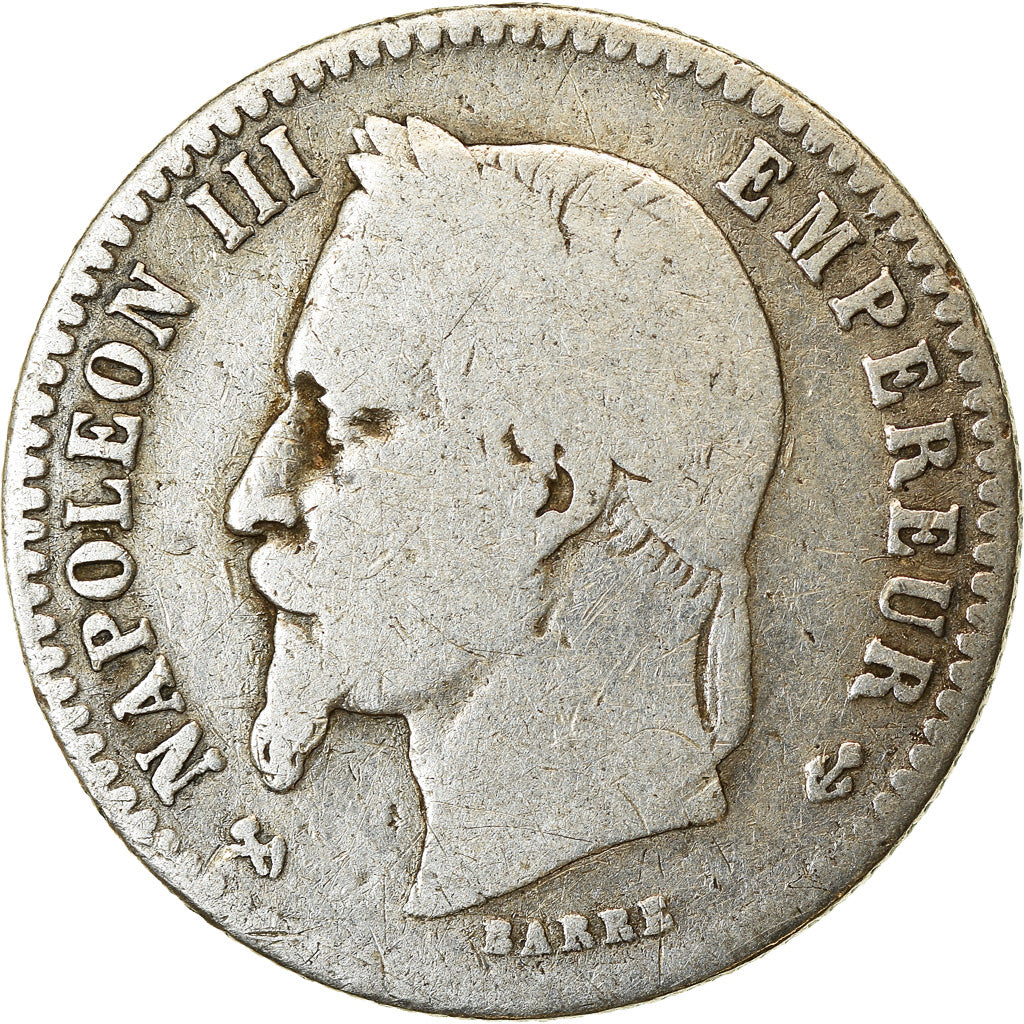 Coin, France, Napoleon III, Napoléon III, 50 Centimes, 1865, Bordeaux