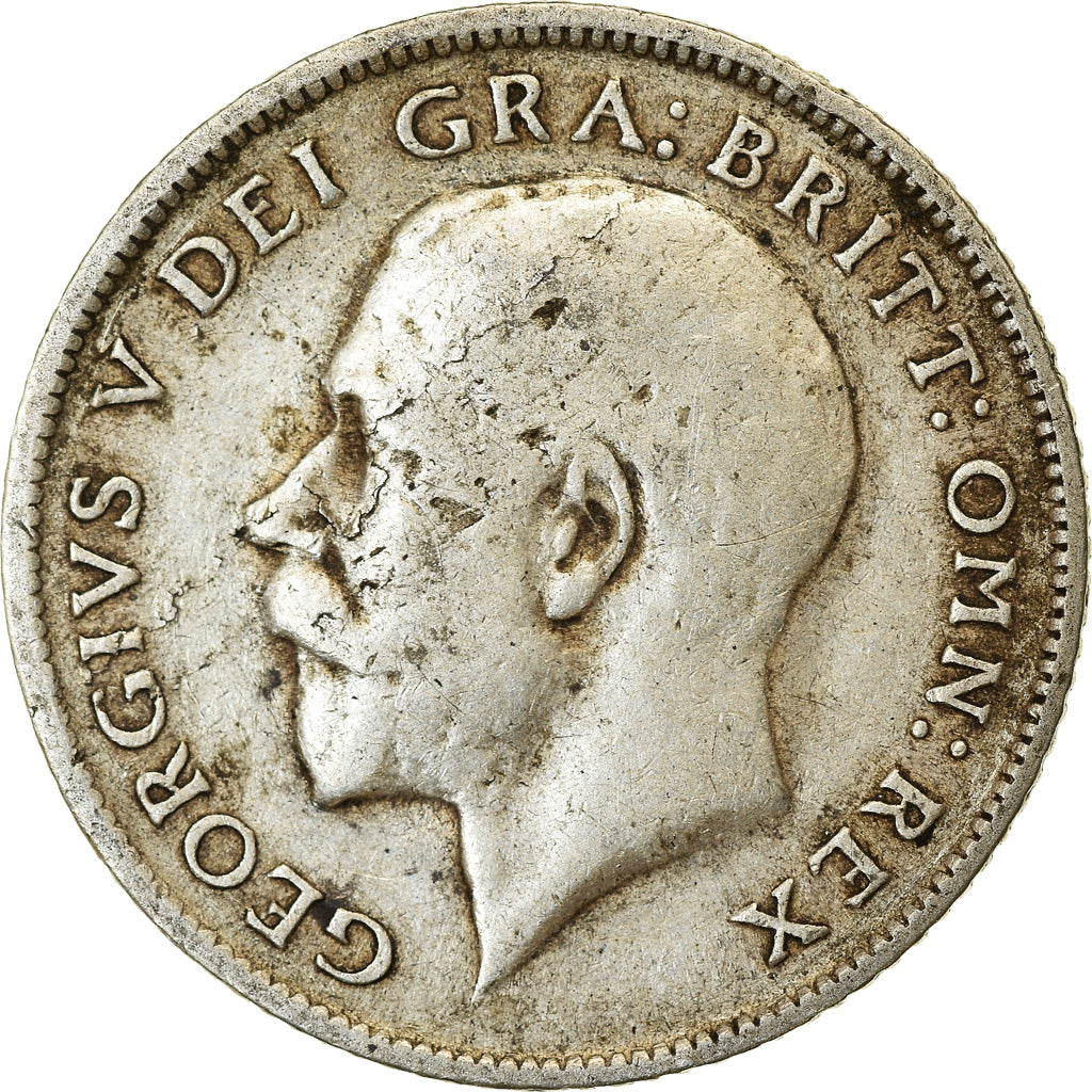 Coin, Great Britain, George V, 6 Pence, 1918, VF(30-35), Silver, KM:815