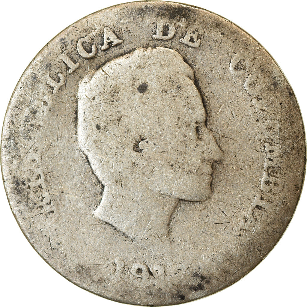 Coin, Colombia, 10 Centavos, 1913, F(12-15), Silver, KM:196.1