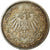 Munten, DUITSLAND - KEIZERRIJK, 1/2 Mark, 1907, Berlin, ZF+, Zilver, KM:17