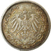 Munten, DUITSLAND - KEIZERRIJK, 1/2 Mark, 1907, Berlin, ZF+, Zilver, KM:17