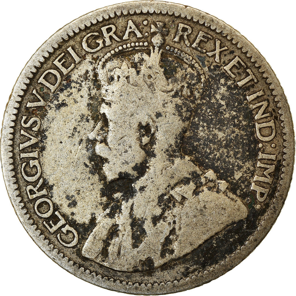 Münze, Kanada, George V, 10 Cents, 1914, Royal Canadian Mint, Ottawa, S+