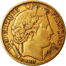 Coin, France, Cérès, 10 Francs, 1851, Paris, VF(30-35), Gold, KM:770