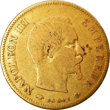 Munten, Frankrijk, Napoleon III, Napoléon III, 10 Francs, 1857, Paris, FR+