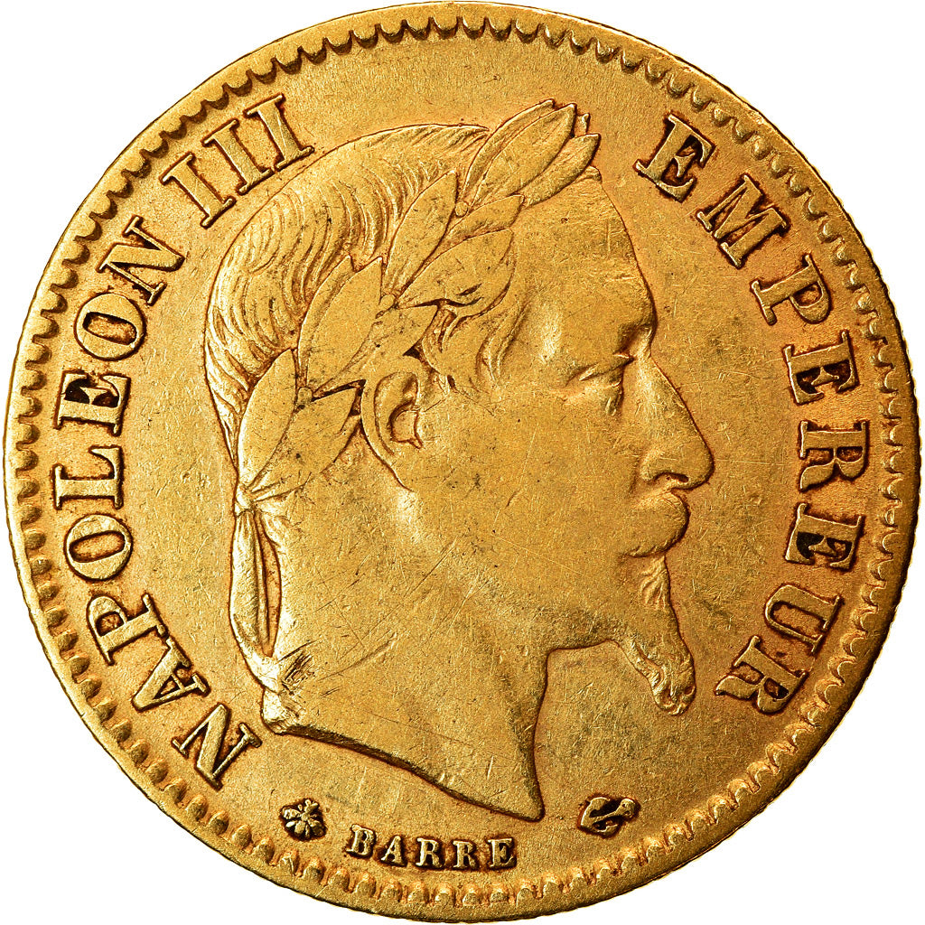 Coin, France, Napoleon III, Napoléon III, 10 Francs, 1863, Paris, EF(40-45)
