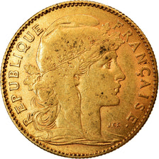 Moneta, Francia, Marianne, 10 Francs, 1899, Paris, BB, Oro, KM:846, Gadoury:1017