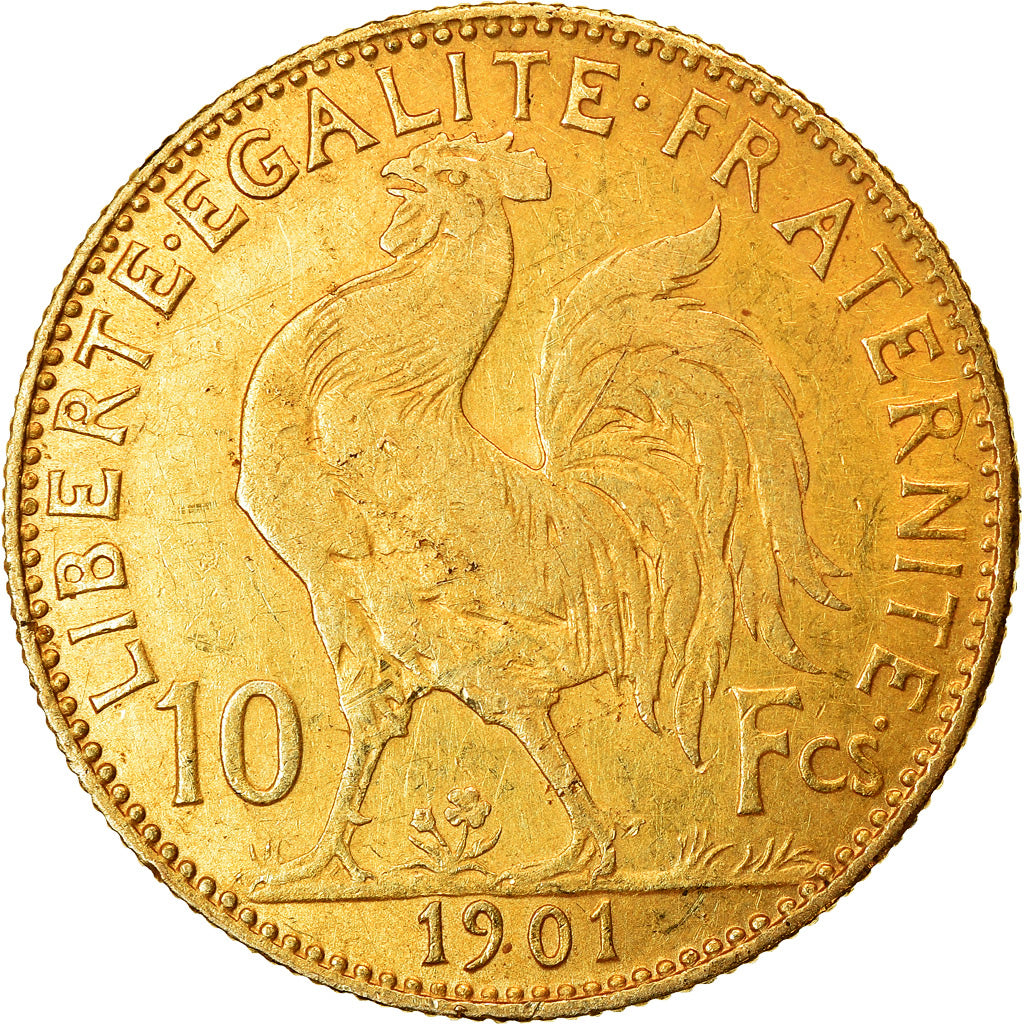 Monnaie, France, Marianne, 10 Francs, 1901, Paris, TTB, Or, Gadoury:1017, KM:846