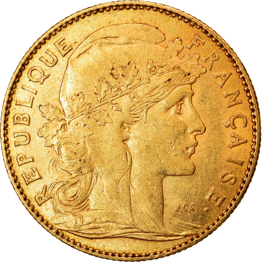 Coin, France, Marianne, 10 Francs, 1901, Paris, EF(40-45), Gold, KM:846