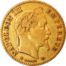 Monnaie, France, Napoleon III, Napoléon III, 10 Francs, 1865, Strasbourg, TTB