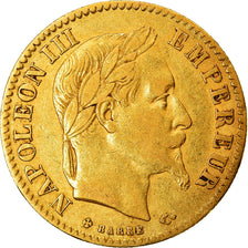 Munten, Frankrijk, Napoleon III, Napoléon III, 10 Francs, 1866, Strasbourg, ZF