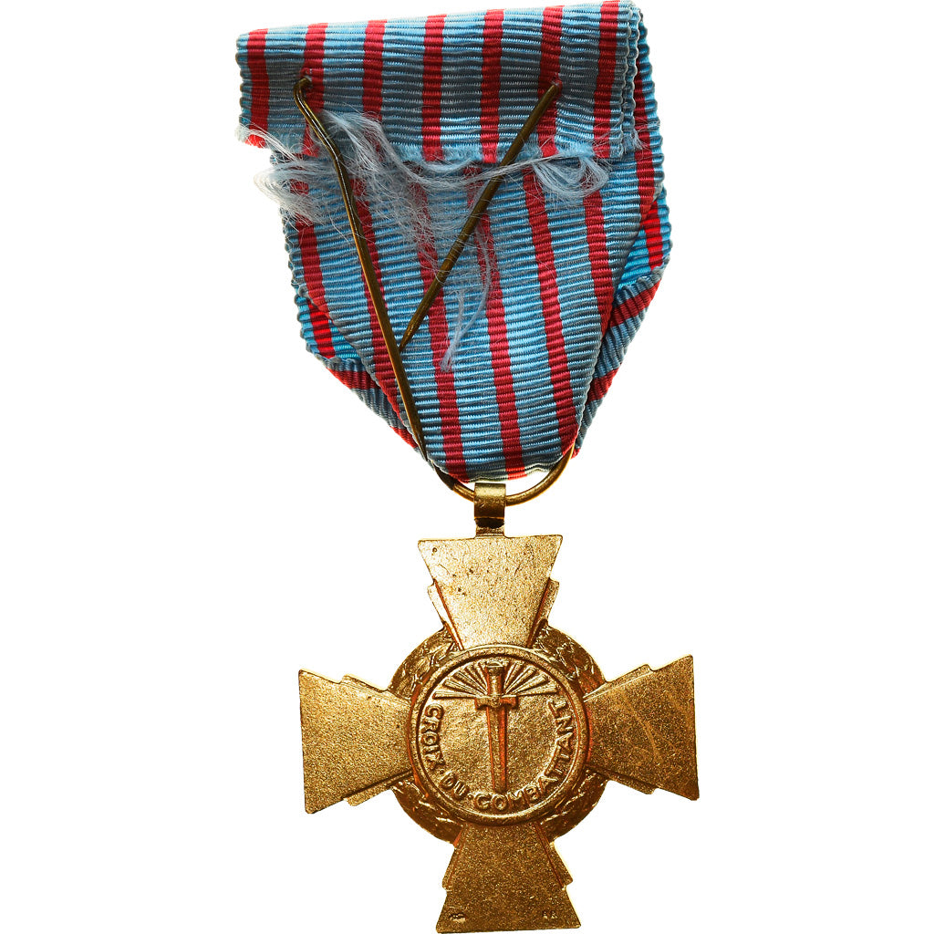 France, Croix du Combattant, Medal, 1914-1918, Excellent Quality, Bronze, 36