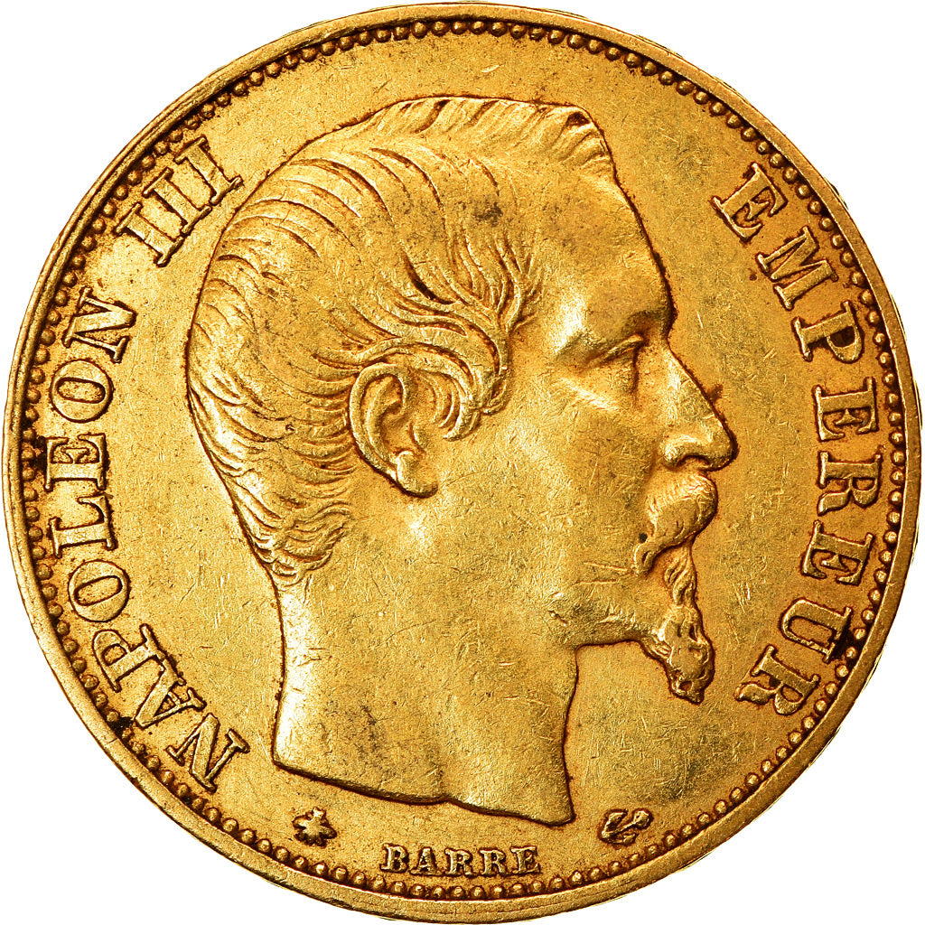 Monnaie, France, Napoleon III, 20 Francs, 1859, Strasbourg, TTB, Or