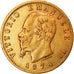Moneta, Włochy, Vittorio Emanuele II, 20 Lire, 1874, Milan, AU(50-53), Złoto