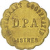 Moneta, Francia, 10 Centimes, BB+, Ottone, Elie:25.3