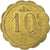 Münze, Frankreich, 10 Centimes, SS+, Messing, Elie:25.3