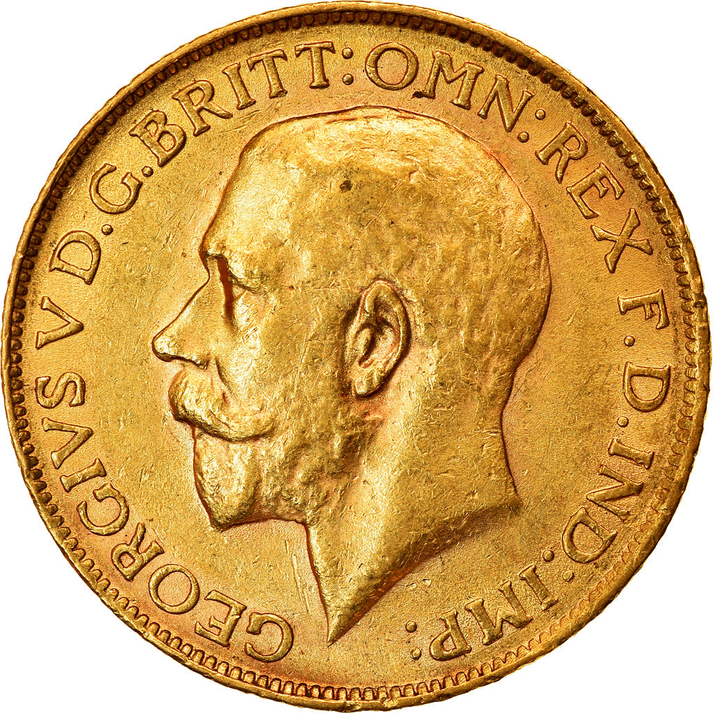 Münze, Südafrika, George V, Sovereign, 1927, SS+, Gold, KM:21