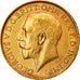 Moneda, Sudáfrica, George V, Sovereign, 1927, MBC+, Oro, KM:21