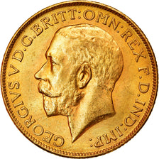 Moneda, Sudáfrica, George V, Sovereign, 1928, Pretoria, EBC, Oro, KM:21