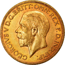Moneta, Sudafrica, George V, Sovereign, 1931, Pretoria, BB+, Oro, KM:A22