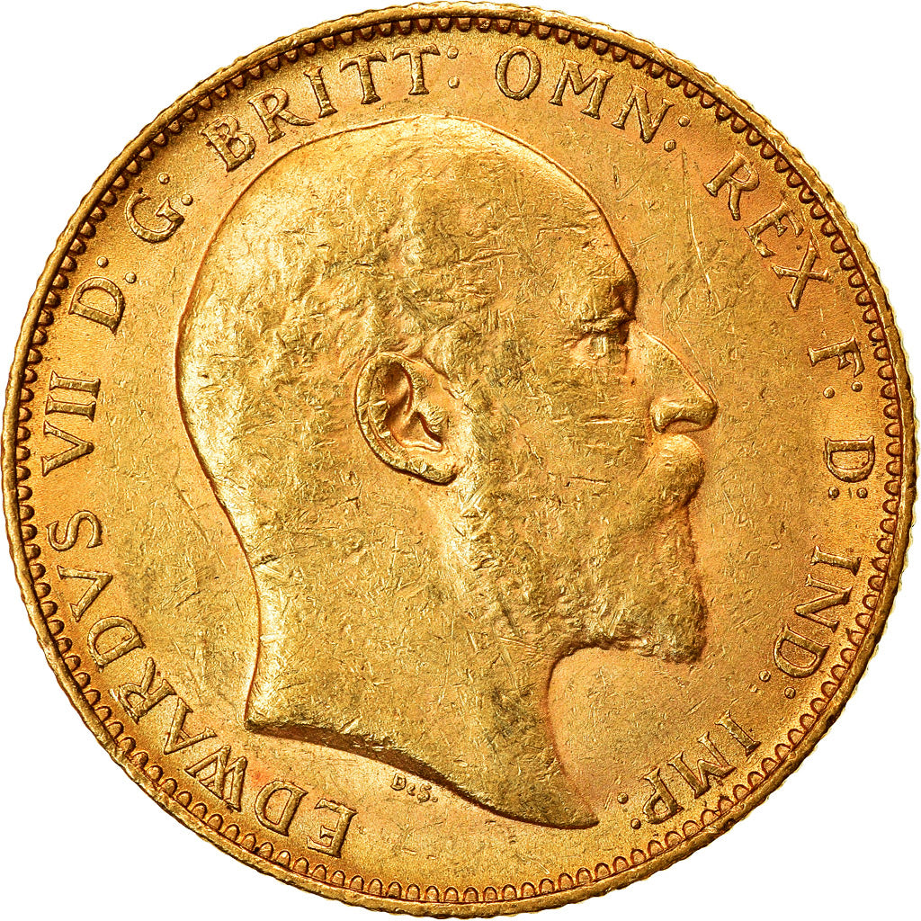 Monnaie, Australie, Edward VII, Sovereign, 1904, Perth, TTB+, Or, KM:15