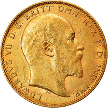 Monnaie, Australie, Edward VII, Sovereign, 1904, Perth, TTB+, Or, KM:15