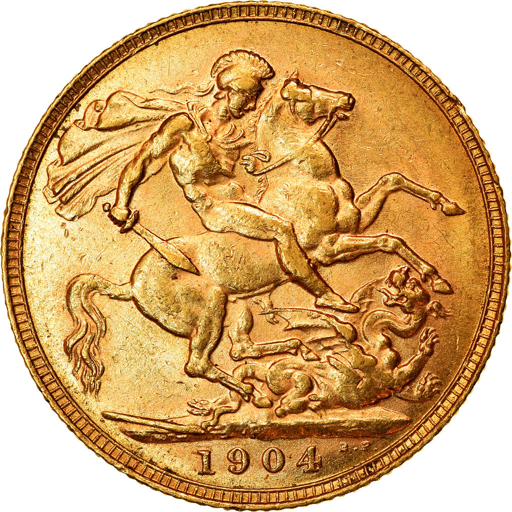 Monnaie, Australie, Edward VII, Sovereign, 1904, Perth, TTB+, Or, KM:15
