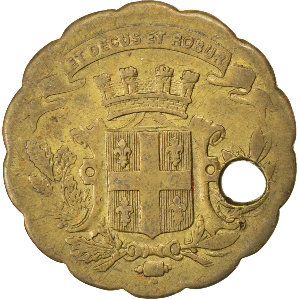 Coin, France, 5 Centimes, EF(40-45), Brass, Elie:10.1