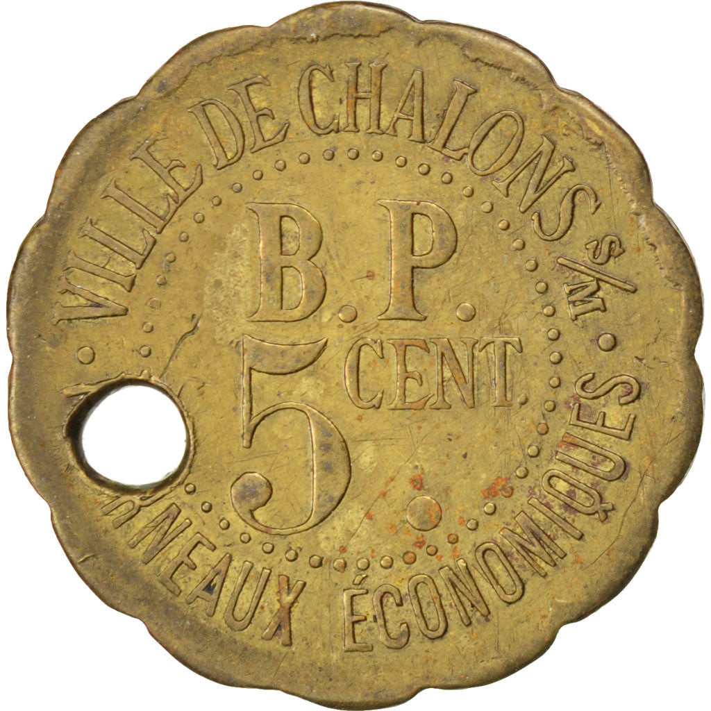 Coin, France, 5 Centimes, EF(40-45), Brass, Elie:10.1