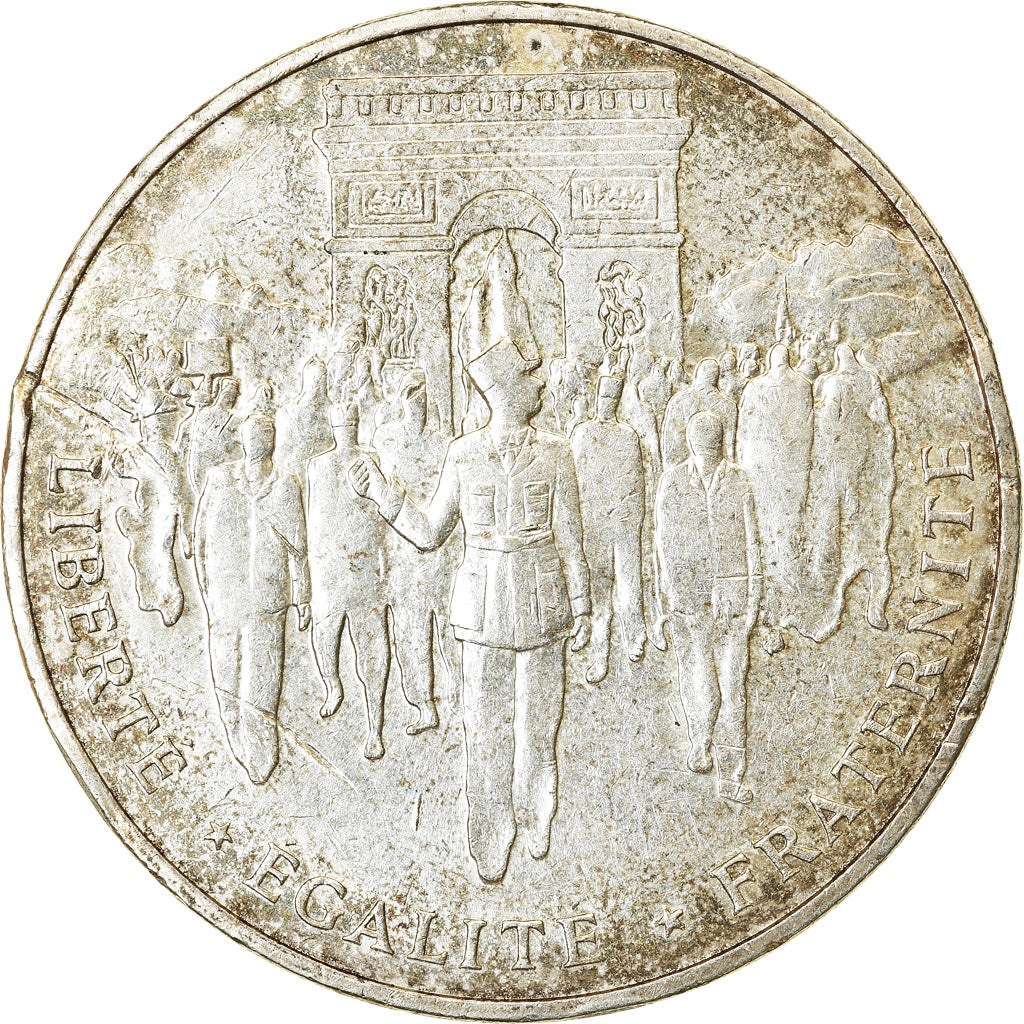 Coin, France, Libération de Paris, 100 Francs, 1994, EF(40-45), Silver