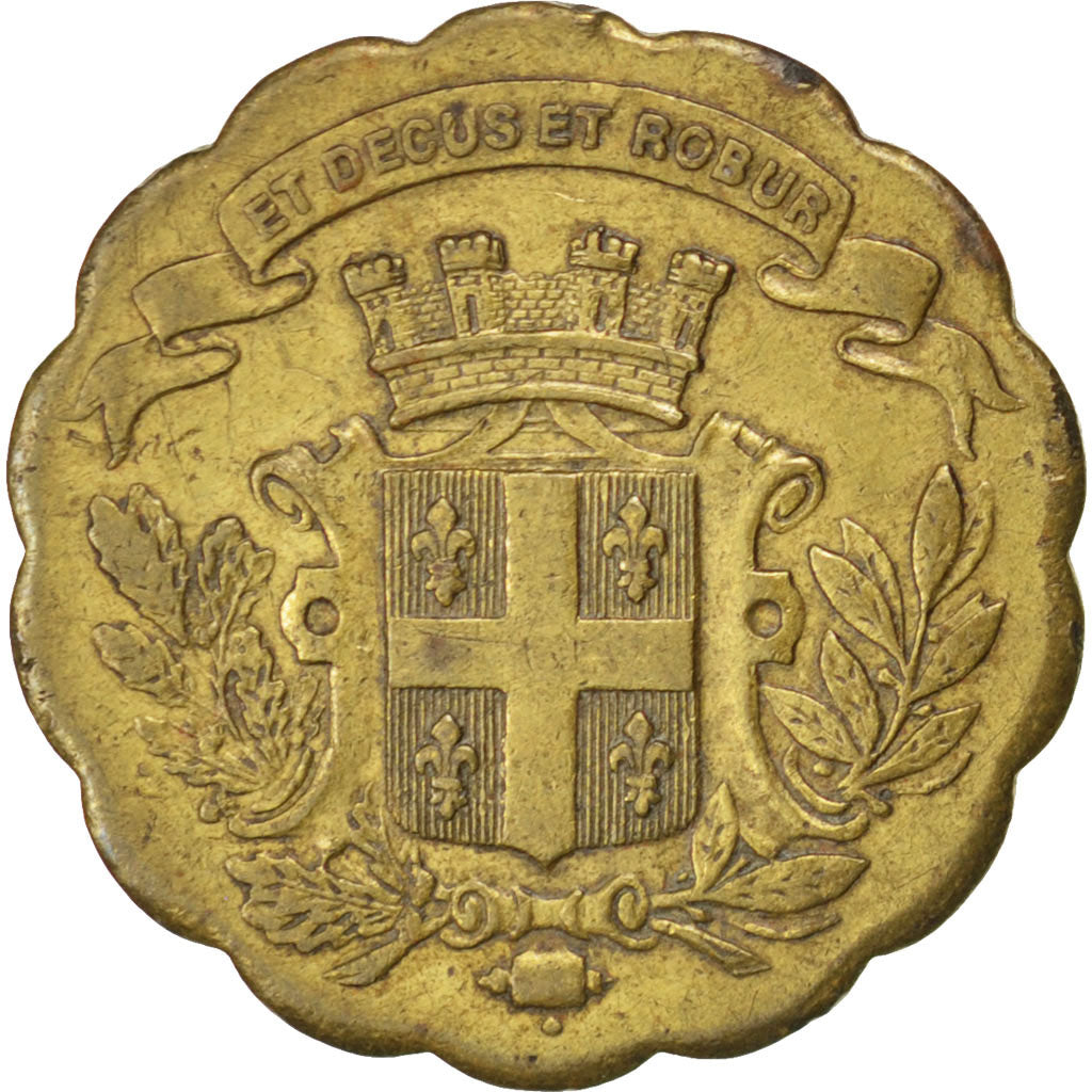 Coin, France, 5 Centimes, EF(40-45), Brass, Elie:10.1