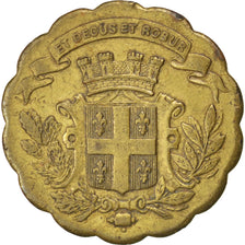 Coin, France, 5 Centimes, EF(40-45), Brass, Elie:10.1