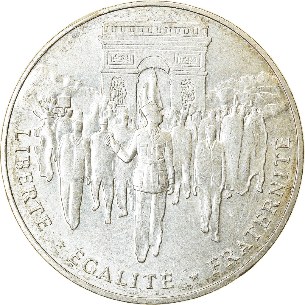 Coin, France, Libération de Paris, 100 Francs, 1994, AU(55-58), Silver