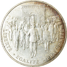 Coin, France, Libération de Paris, 100 Francs, 1994, AU(55-58), Silver