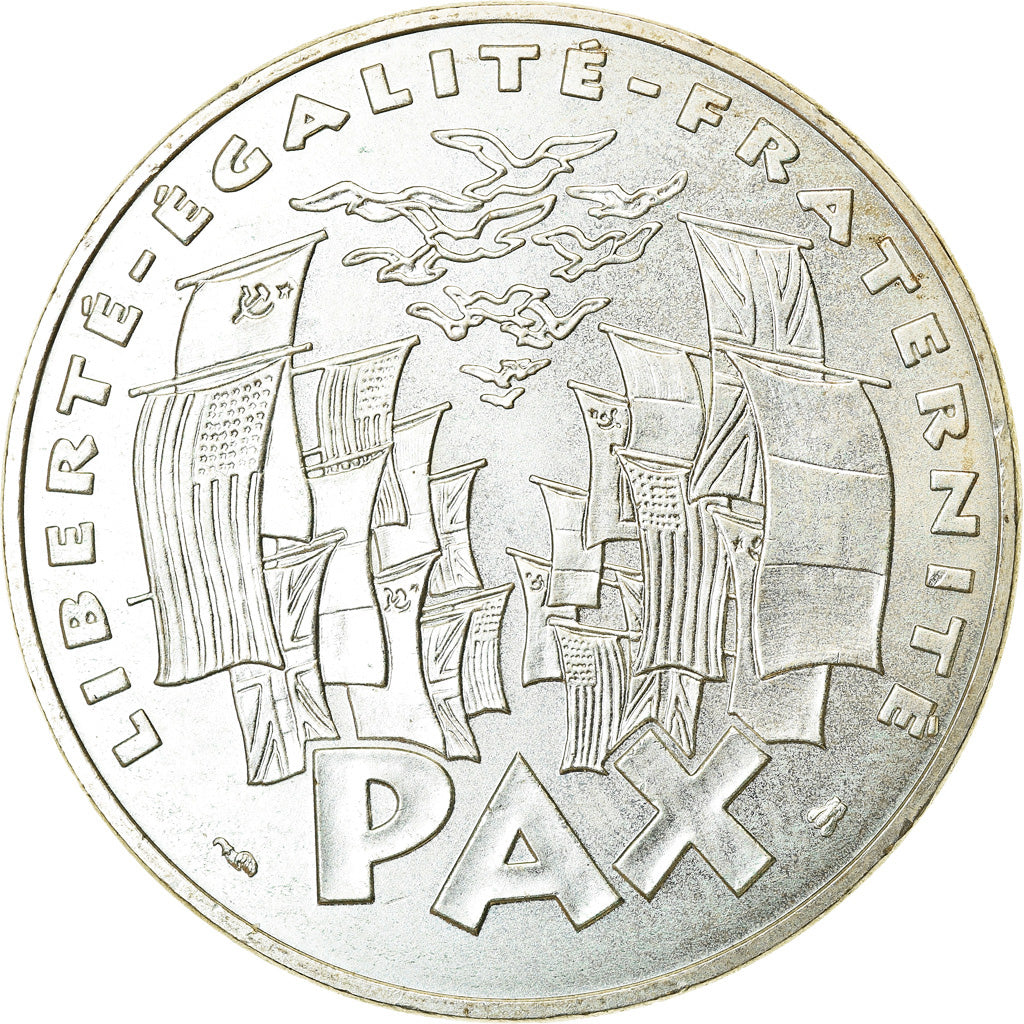 Coin, France, 8 mai 1945, 100 Francs, 1995, Paris, MS(60-62), Silver, KM:1116.1